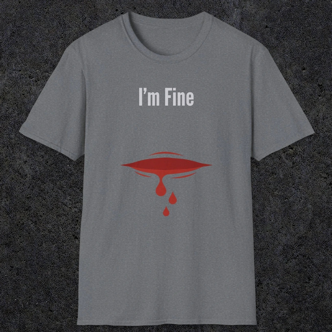 0485 I'M Fine | Funny Dad T-Shirt | RustyDad