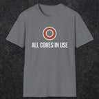 0330 All Cores In Use | Funny Dad T-Shirt | RustyDad