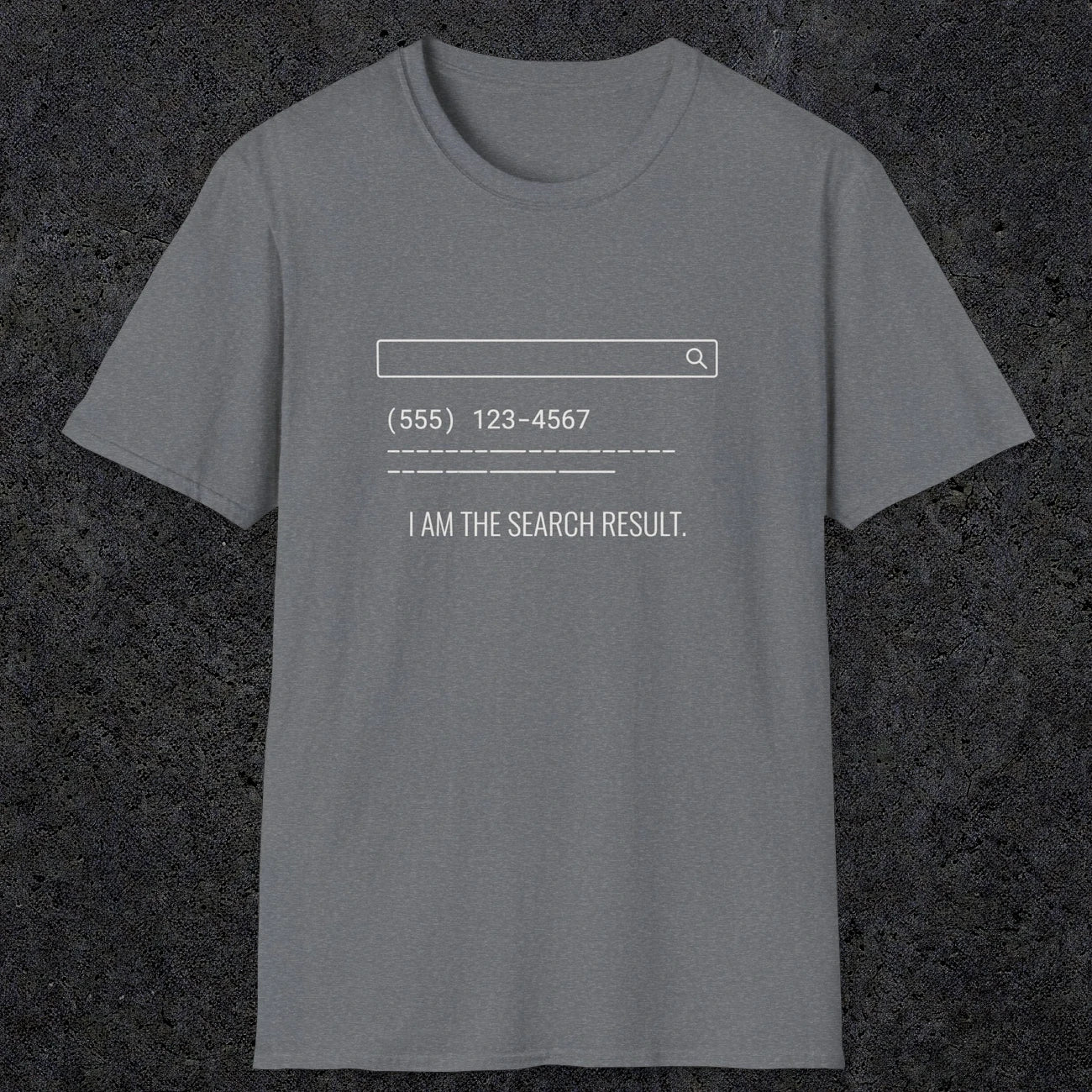 0141 I Am The Search Result | Funny Dad T-Shirt | RustyDad