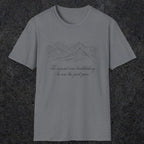 0105 The summit was breathtaking, so was the joint pain | Funny Dad T-Shirt | RustyDad