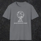 062 Quietly Carrying the weight | Funny Dad T-Shirt | RustyDad