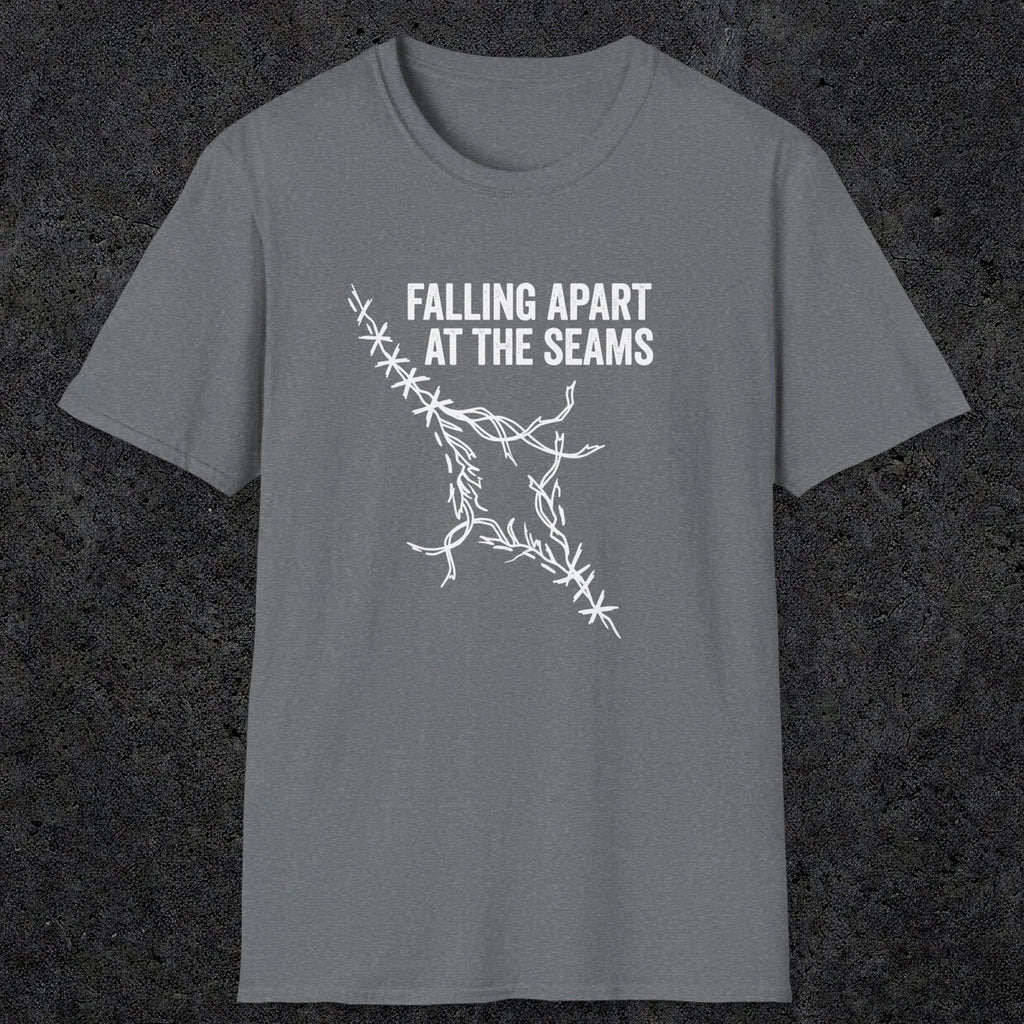 058 Falling apart at the seams | Funny Dad T-Shirt | RustyDad