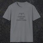 077 Comfort over everything | Funny Dad T-Shirt | RustyDad