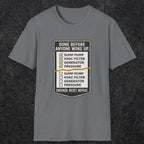 0099 Done Before Anyone Woke Up | Funny Dad T-Shirt | RustyDad