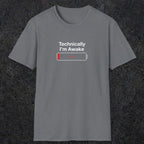054 Technically I'm Awake | Funny Dad T-Shirt | RustyDad