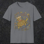 009 Steady counts, fast already left anyway | Funny Dad T-Shirt | RustyDad