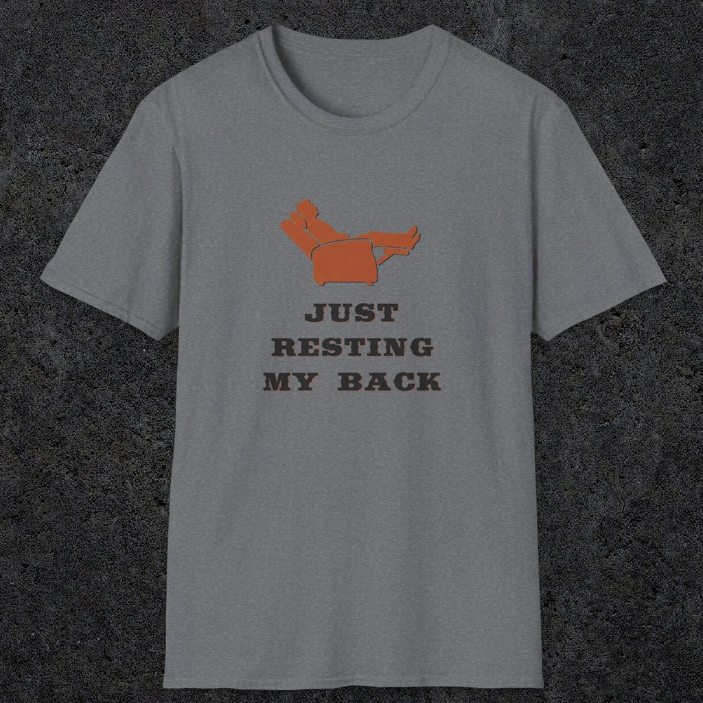 0030 Just resting my back | Funny Dad T-Shirt | RustyDad