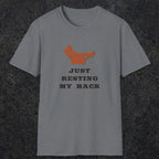 0030 Just resting my back | Funny Dad T-Shirt | RustyDad