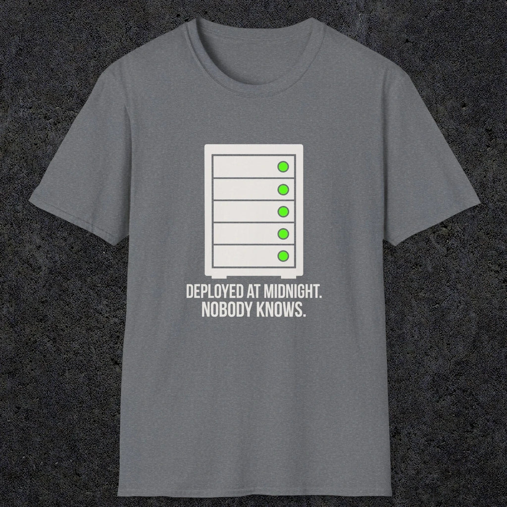 0111 Deployed At Midnight Nobody Knows | Funny Dad T-Shirt | RustyDad