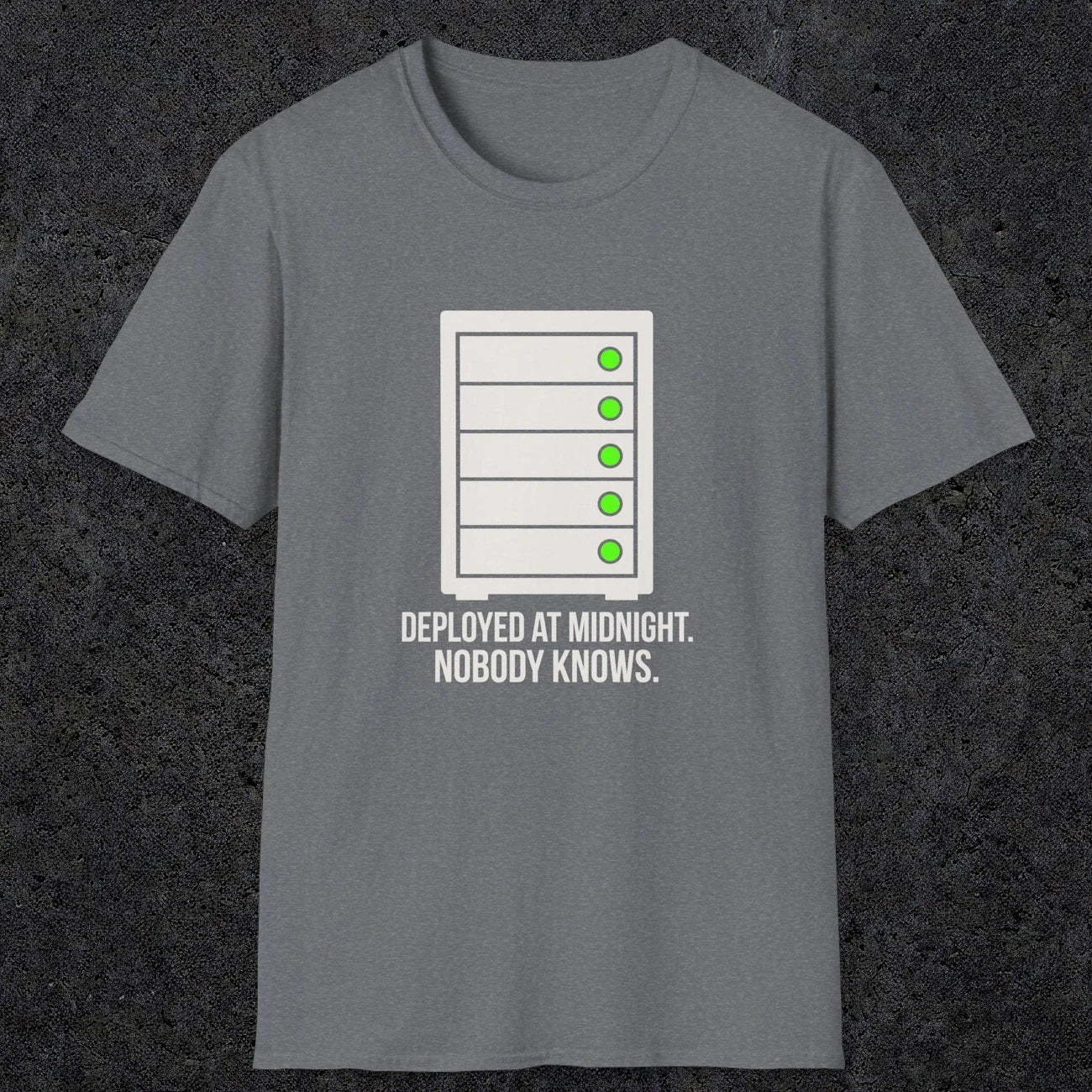 0111 Deployed At Midnight Nobody Knows | Funny Dad T-Shirt | RustyDad