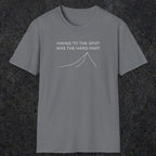 0679 Hiking To The Spot | Funny Dad T-Shirt | RustyDad