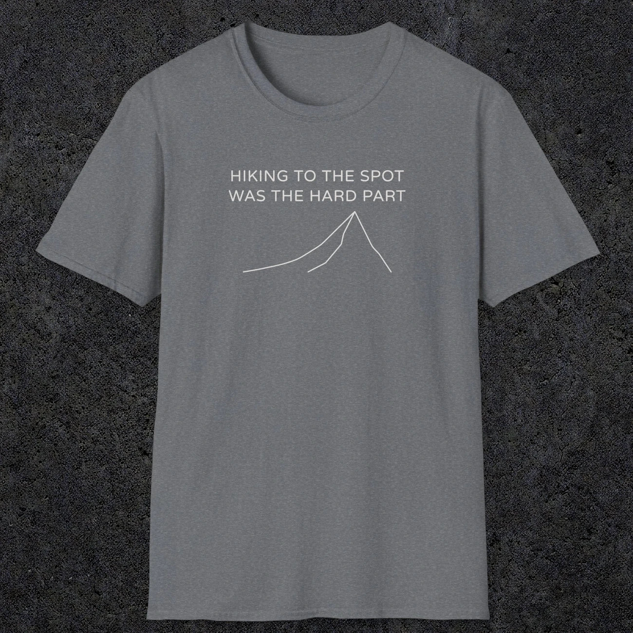 0679 Hiking To The Spot | Funny Dad T-Shirt | RustyDad