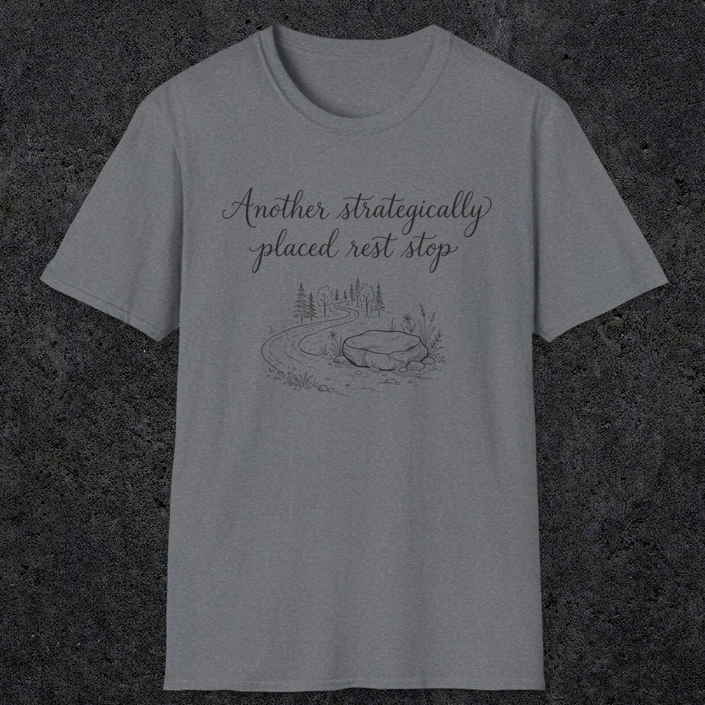 0109 Another strategically placed rest stop | Funny Dad T-Shirt | RustyDad