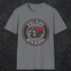 0563 Still Plays With Blocks. | Funny Dad T-Shirt | RustyDad
