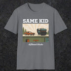 0550 Same Kid. Different Blocks. | Dad T-Shirt | RustyDad