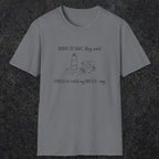 0111 Born to hike they said, forced to catch my breath i say | Funny Dad T-Shirt | RustyDad