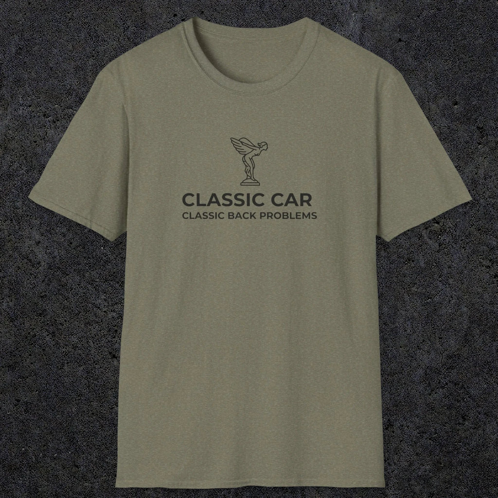085 Classic car Classic back problems | Funny Dad T-Shirt | RustyDad
