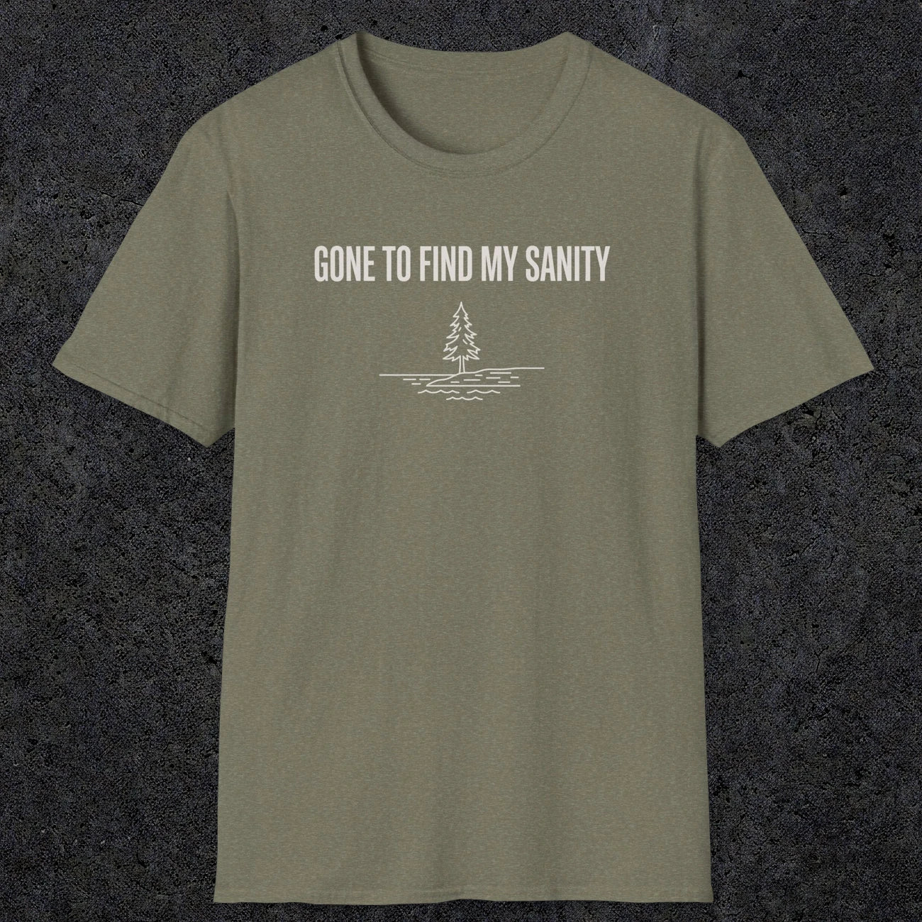 0671 Gone To Find My Sanity | Funny Dad T-Shirt | RustyDad