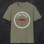 0484 I'M Fine | Funny Dad T-Shirt | RustyDad