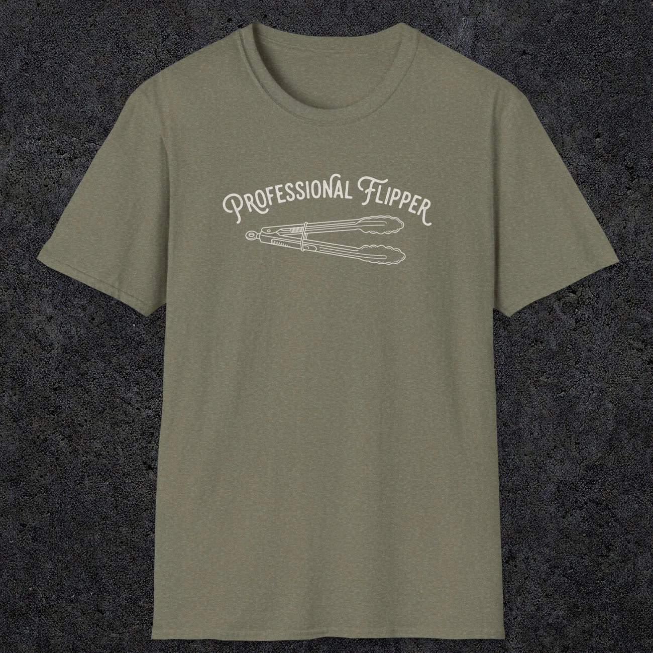 0696 Professional Flipper | Funny Dad T-Shirt | RustyDad