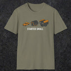 0555 Started Small. | Dad T-Shirt | RustyDad
