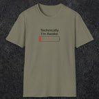 054 Technically I'm Awake | Funny Dad T-Shirt | RustyDad