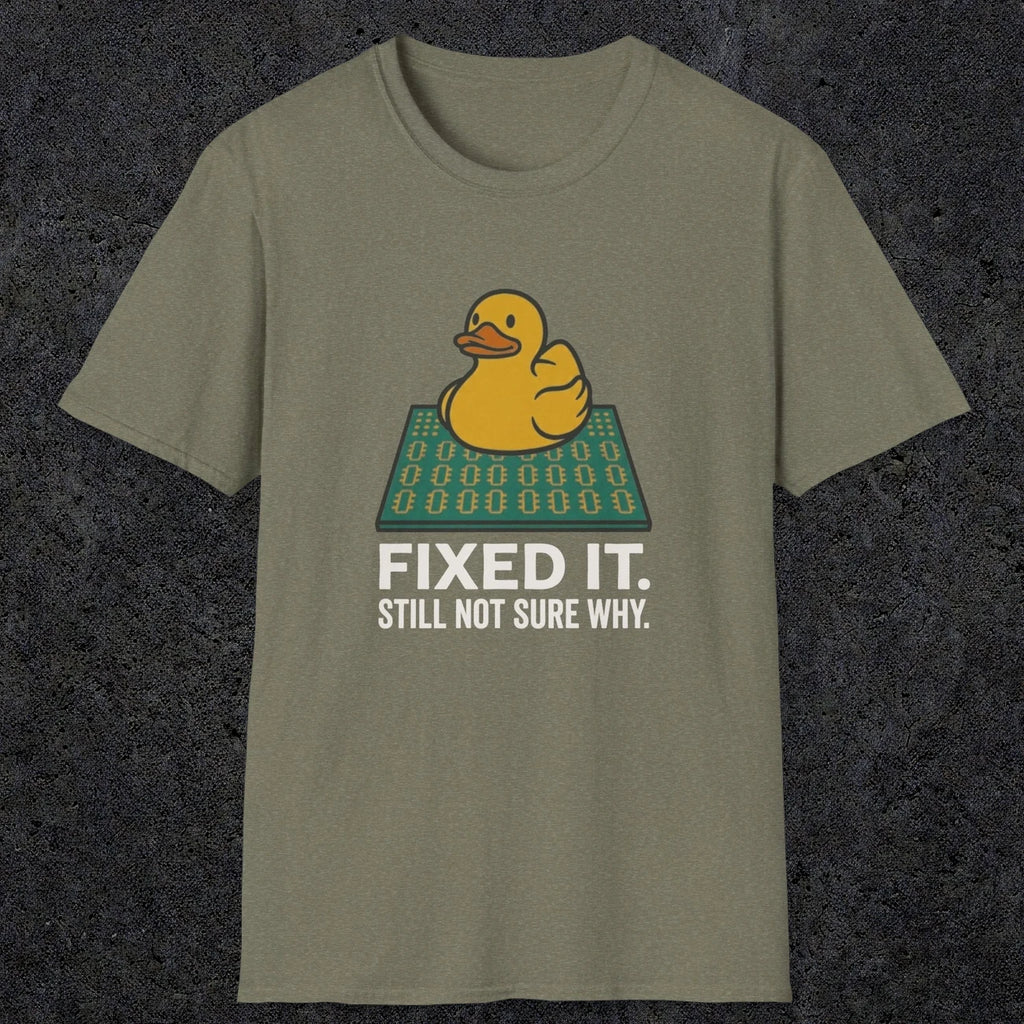 0113 Fixed It Still Not Sure Why | Funny Dad T-Shirt | RustyDad
