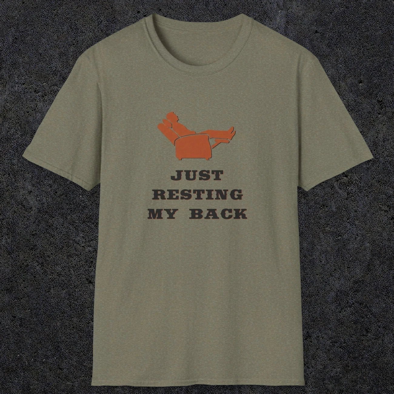 0030 Just resting my back | Funny Dad T-Shirt | RustyDad