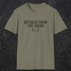 0081 Retired from the grind | Funny Dad T-Shirt | RustyDad