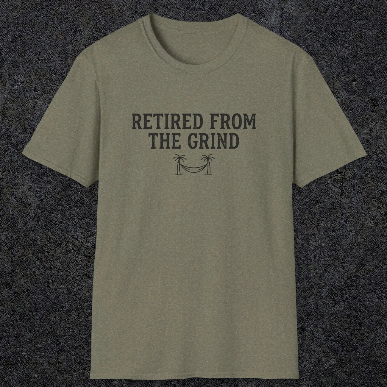 0081 Retired from the grind | Funny Dad T-Shirt | RustyDad