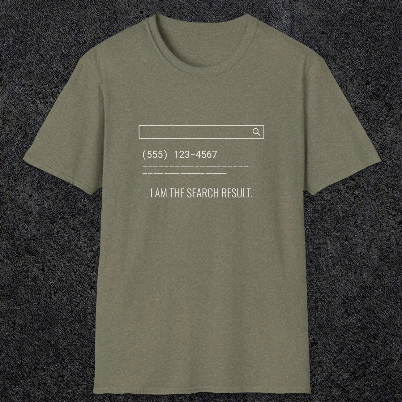 0141 I Am The Search Result | Funny Dad T-Shirt | RustyDad