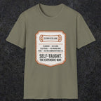 0152 Plumbing Electrical Hvac Self-Taught The Expensive Way | Funny Dad T-Shirt | RustyDad