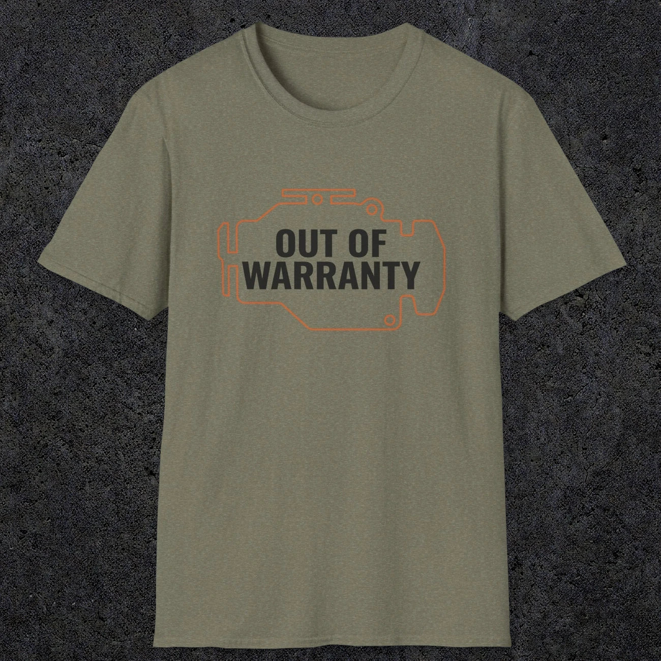 0083 Out of warranty | Funny Dad T-Shirt | RustyDad