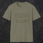 0105 The summit was breathtaking, so was the joint pain | Funny Dad T-Shirt | RustyDad