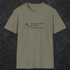 060 Second Coffee at 9pm; The Survivalist | Funny Dad T-Shirt | RustyDad
