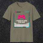 0374 I Paused My Game To Be Here | Funny Dad T-Shirt | RustyDad