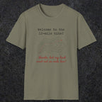 0114 Welcome to the 12-mile .. thanks but my back went out on mile two | Funny Dad T-Shirt | RustyDad