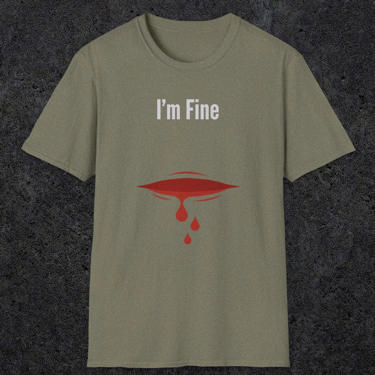 0485 I'M Fine | Funny Dad T-Shirt | RustyDad