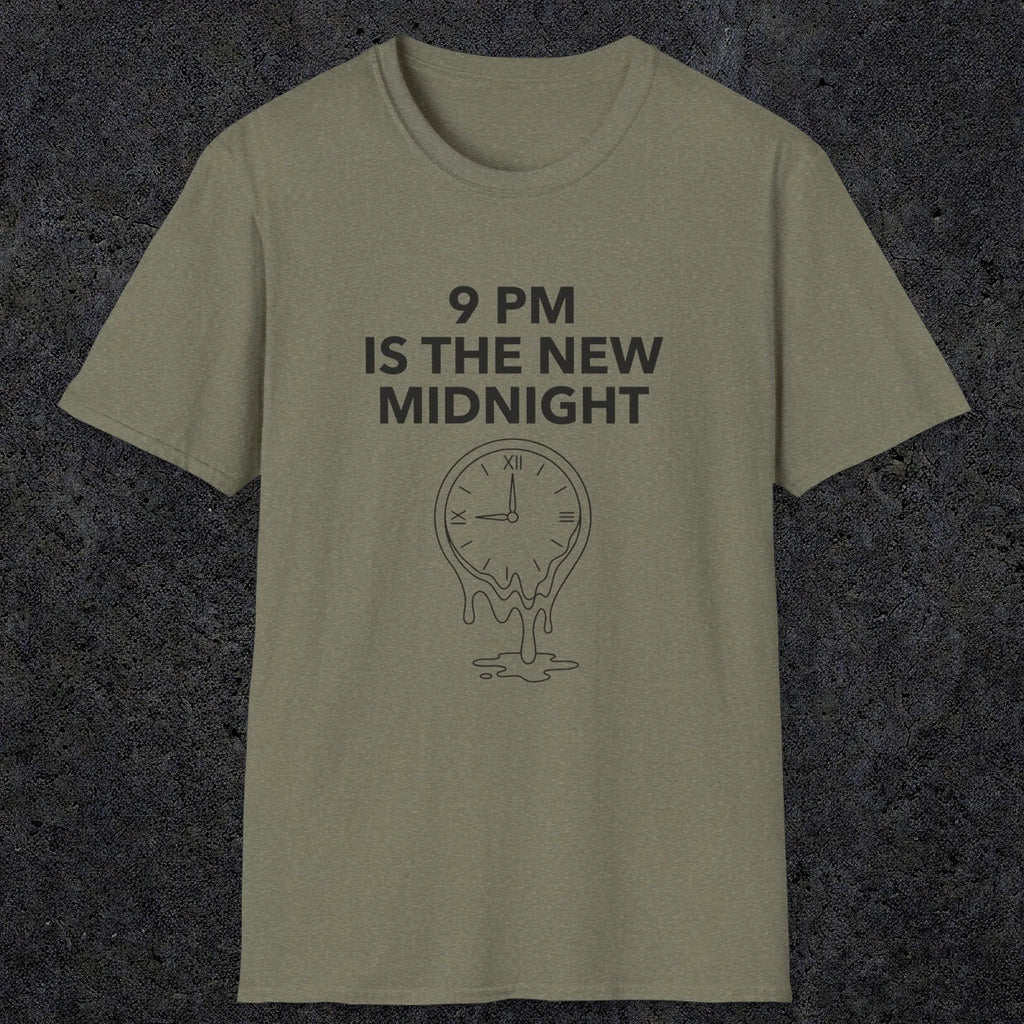 059 9pm is the new midnight | Funny Dad T-Shirt | RustyDad