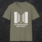 0123 The Fire Never Started Same As Always | Funny Dad T-Shirt | RustyDad