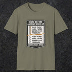 0099 Done Before Anyone Woke Up | Funny Dad T-Shirt | RustyDad