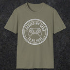 0371 I Paused My Game To Be Here | Funny Dad T-Shirt | RustyDad
