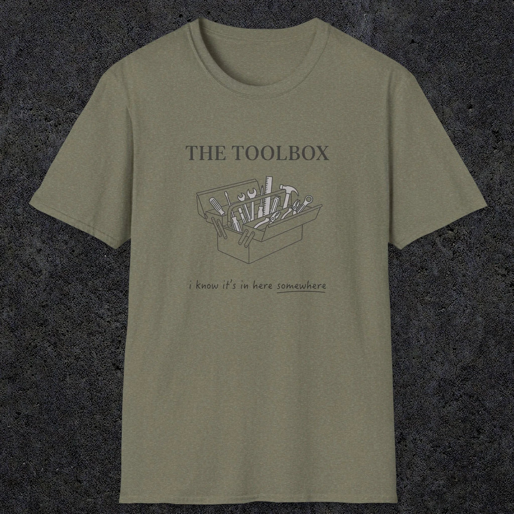 0070 The toolbox, I know it's in here somewhere | Funny Dad T-Shirt | RustyDad