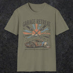 010 Garage Retreat | Funny Dad T-Shirt | RustyDad