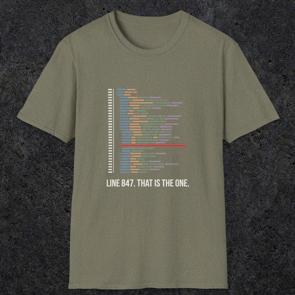 0118 Line 847 That Is The One | Funny Dad T-Shirt | RustyDad