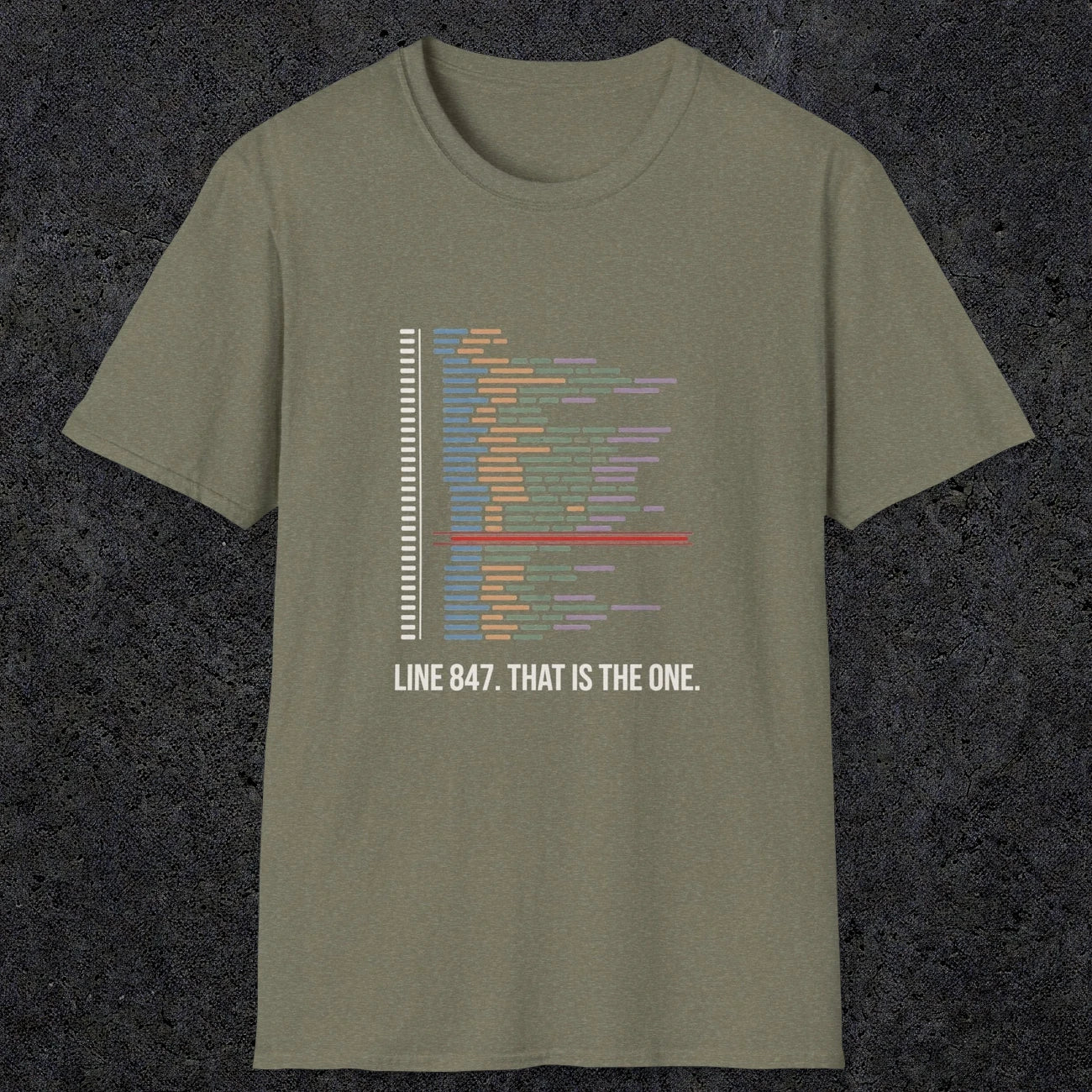 0118 Line 847 That Is The One | Funny Dad T-Shirt | RustyDad