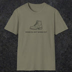 072 Worn in, not worn out | Funny Dad T-Shirt | RustyDad