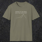 0679 Hiking To The Spot | Funny Dad T-Shirt | RustyDad