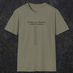 061 My back is a resume of bad decisions | Funny Dad T-Shirt | RustyDad