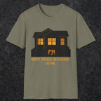 0093 Nobody Checked The Basement Im Fine | Funny Dad T-Shirt | RustyDad